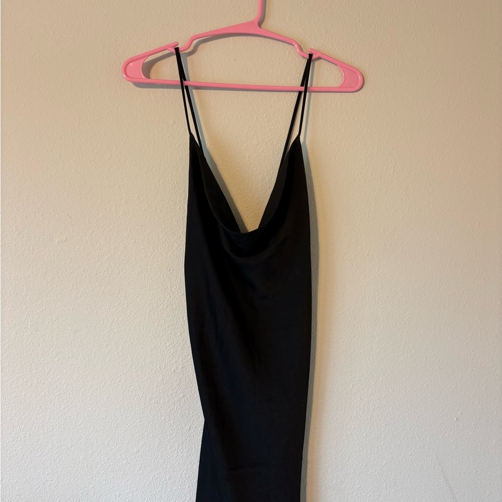 Joyfolie Black Backless Dress